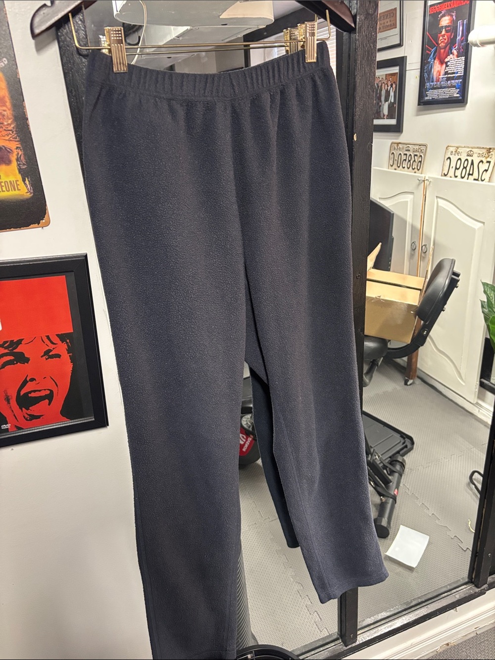 Cozy Dark Grey Fleece Bottoms